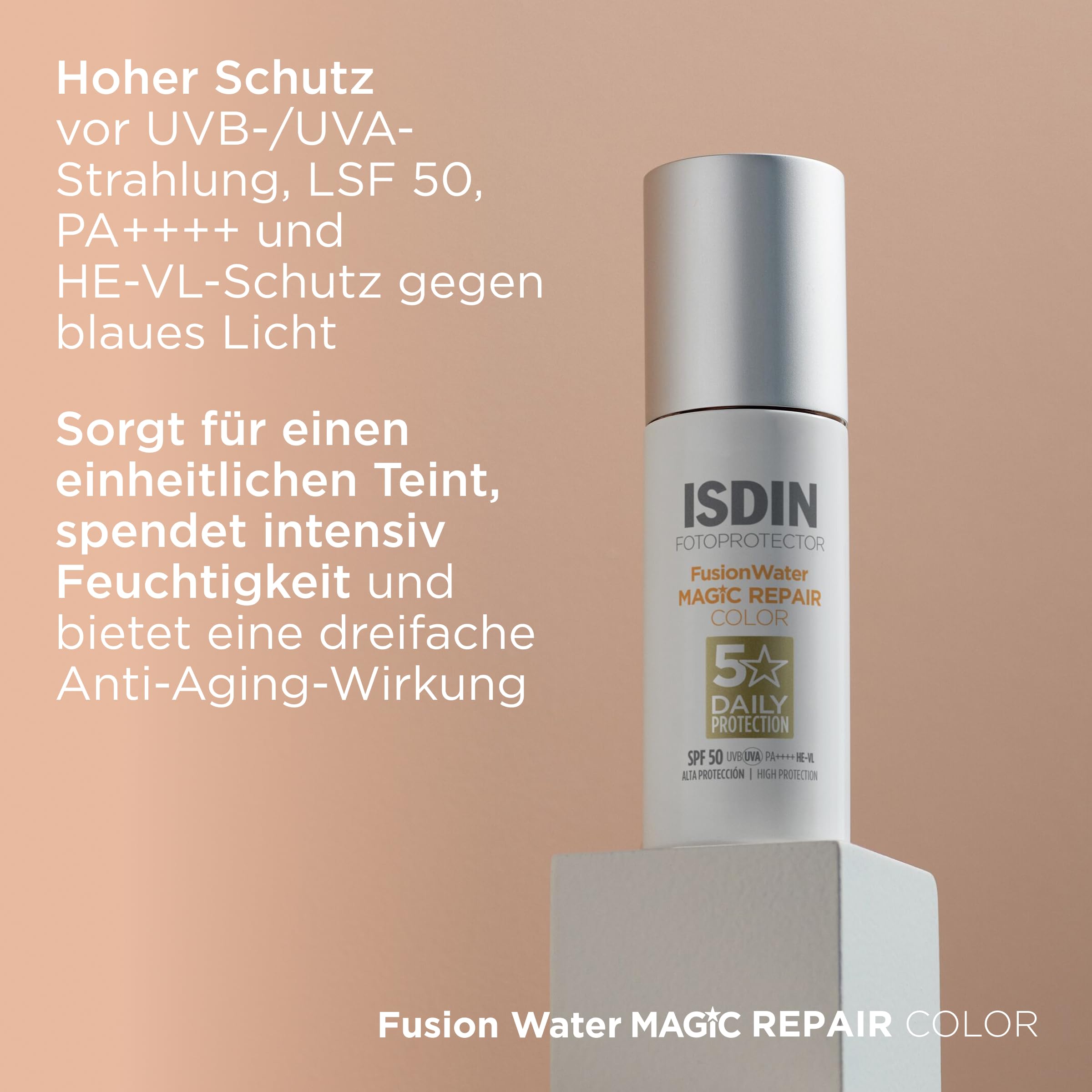 ISDIN FotoUltra Age Repair Color Sonnencreme LSF 50 Set getönt