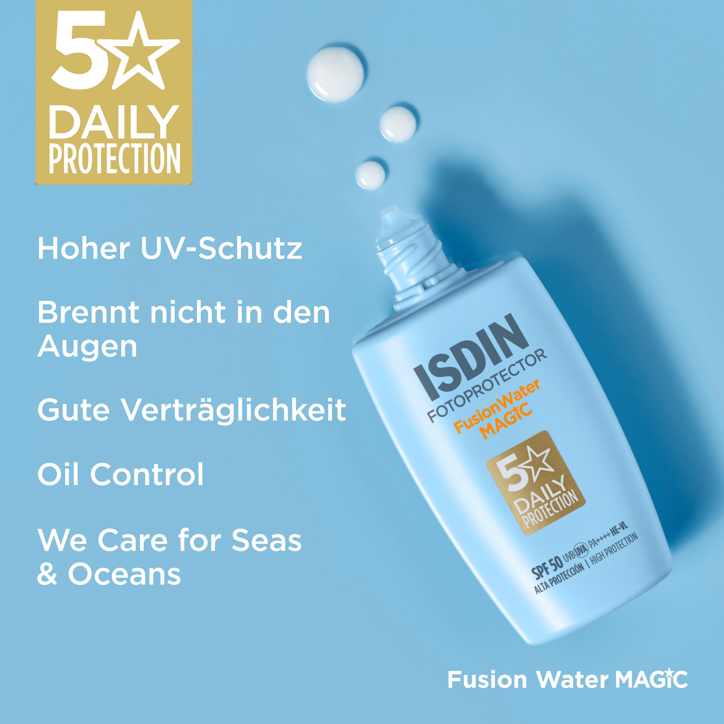 ISDIN FusionWater Magic LSF 50 Sonnencreme 50 ml