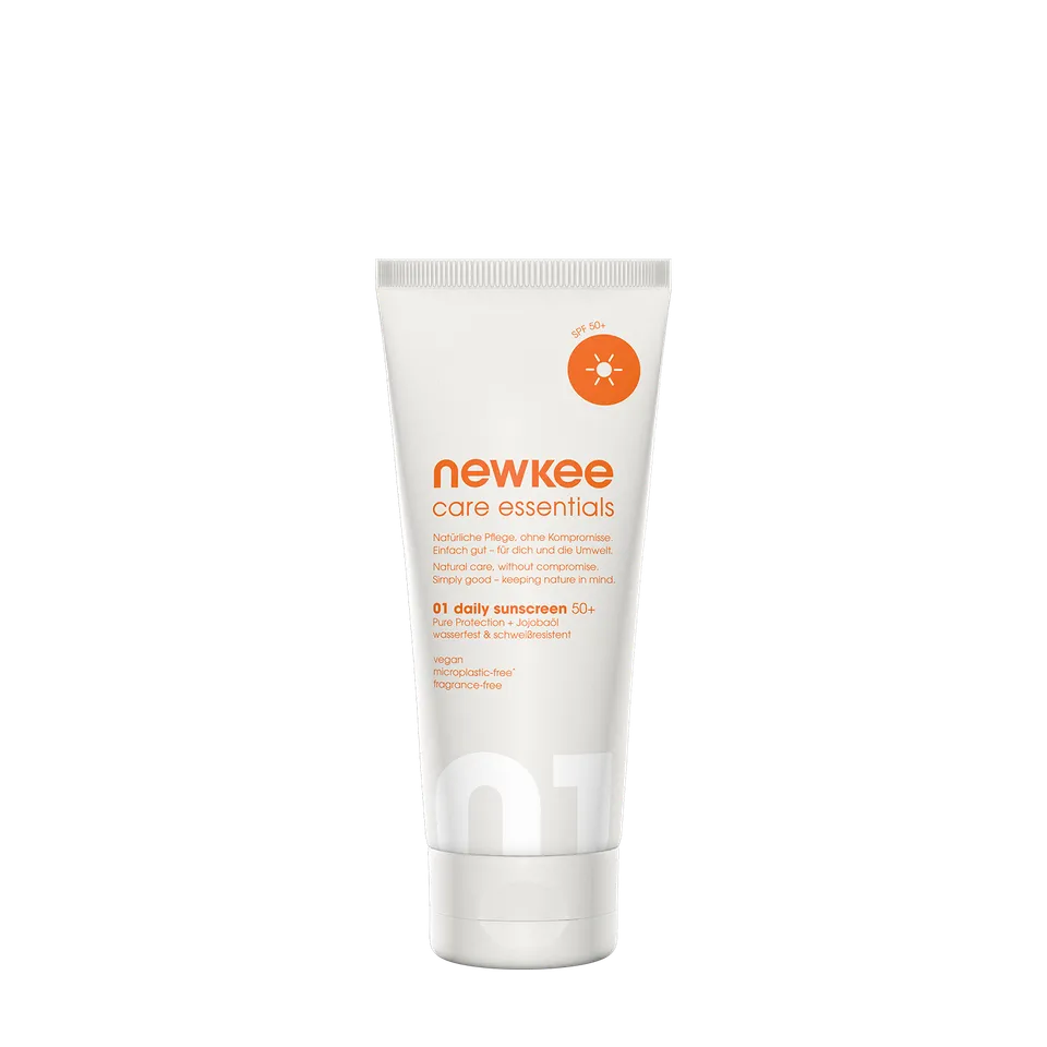 newkee daily sunscreen 50+ Sonnencreme wasserfest