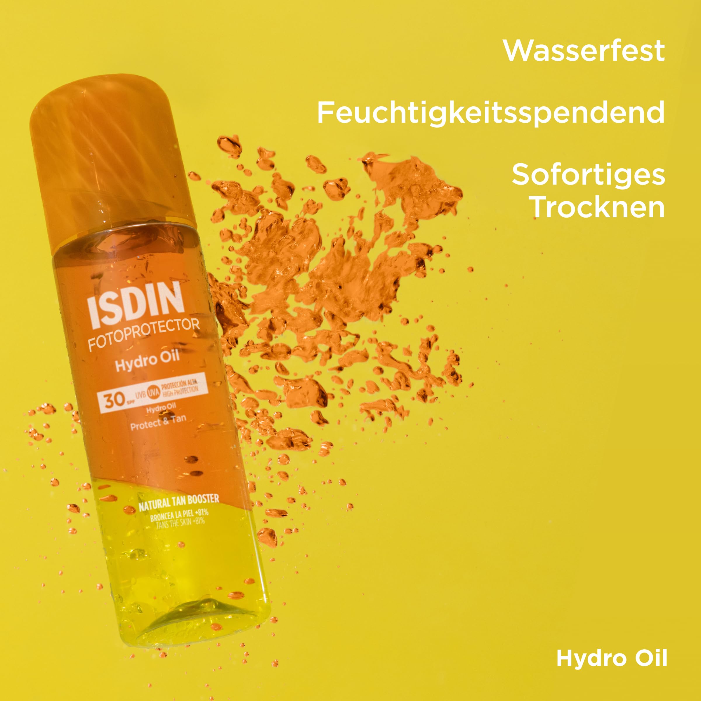 ISDIN Hydro Oil LSF 30 Sonnenspray 200 ml Bräunung