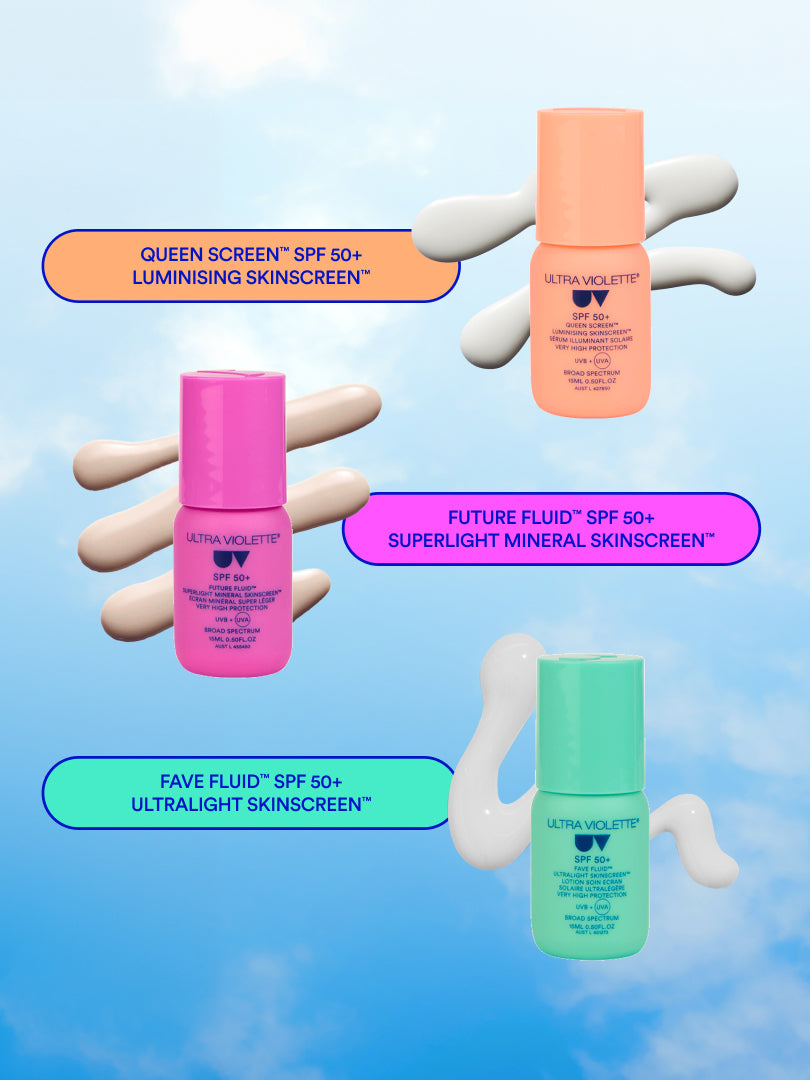 Ultra Violette Barely There Besties Set 3x15 ml leicht