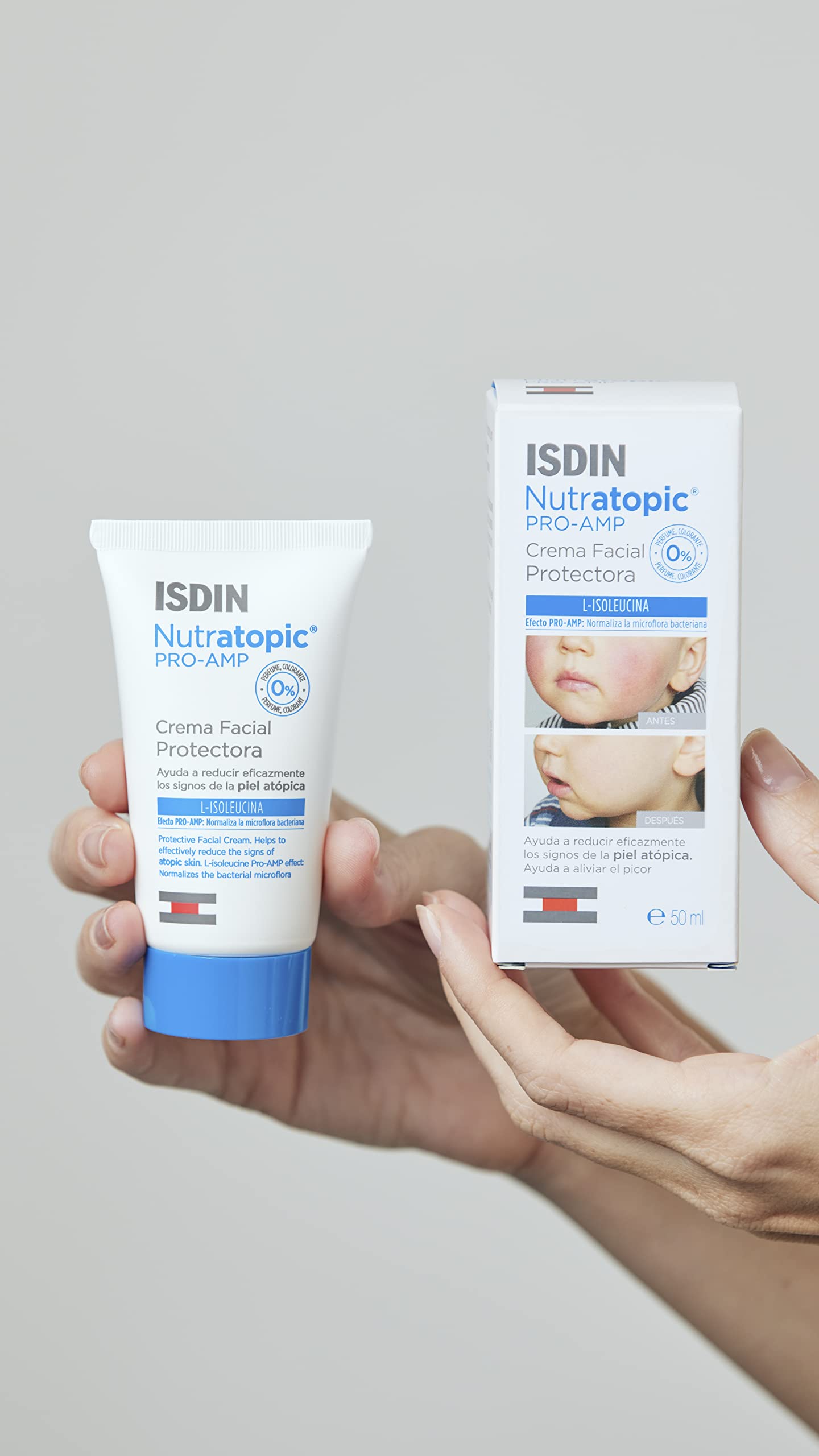 ISDIN Nutratopic Pro-AMP Gesichtscreme 50ml atopische Haut