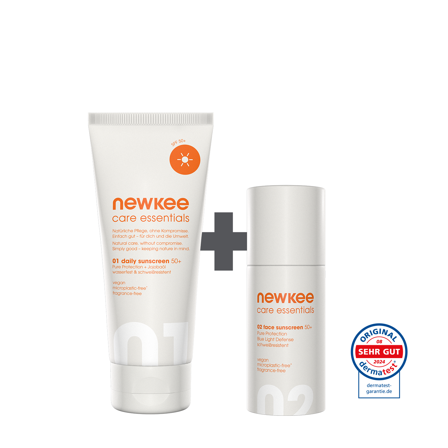 newkee sun care bundle Sonnenschutz-Set LSF 50+