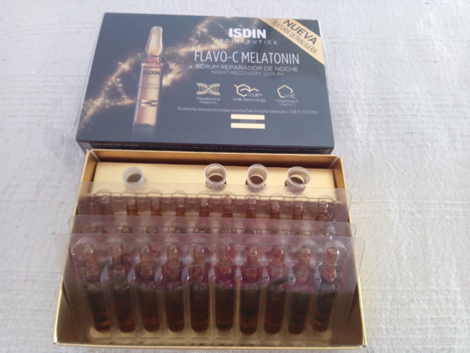 ISDIN Isdinceutics Flavo-C Melatonin Nachtserum 60ml Anti-Aging