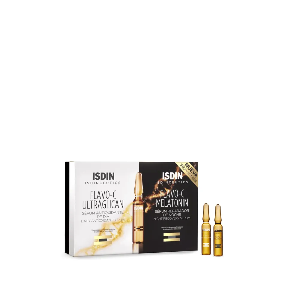 ISDIN Isdinceutics Day&Night Flavo-C Serum-Ampullen 20 Stück Vitamin C