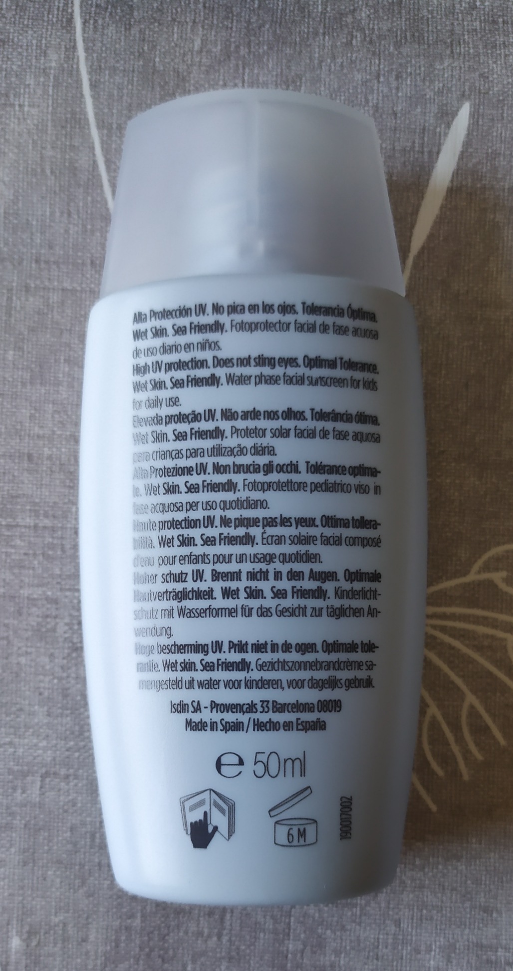 ISDIN Pediatrics Fusion Water LSF 50 Sonnencreme 50 ml ultraleicht