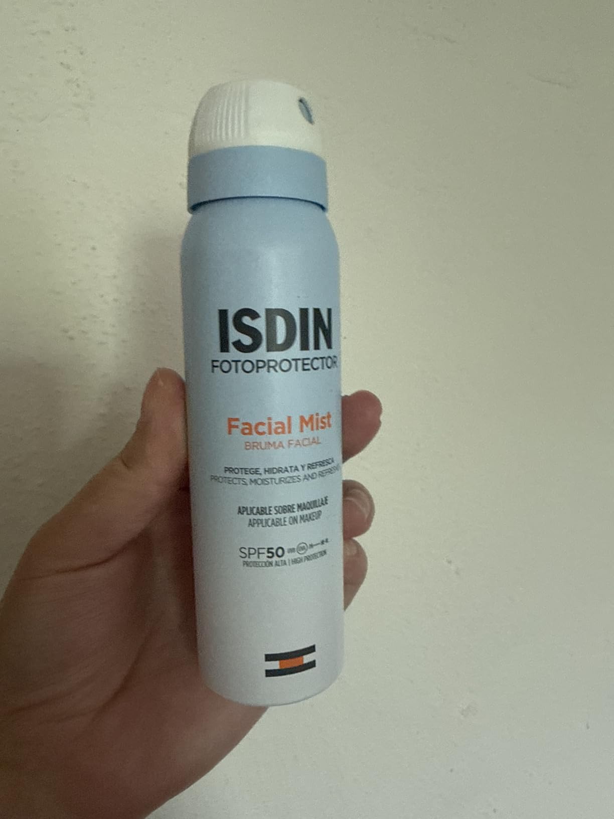 ISDIN Facial Mist Sonnenspray 100ml LSF 50 Make-up