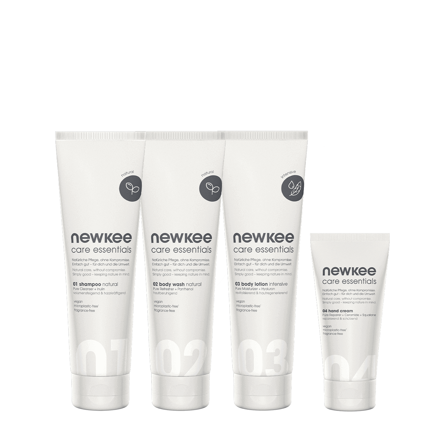 newkee cleansing essentials Pflegeset 4-teilig parfümfrei