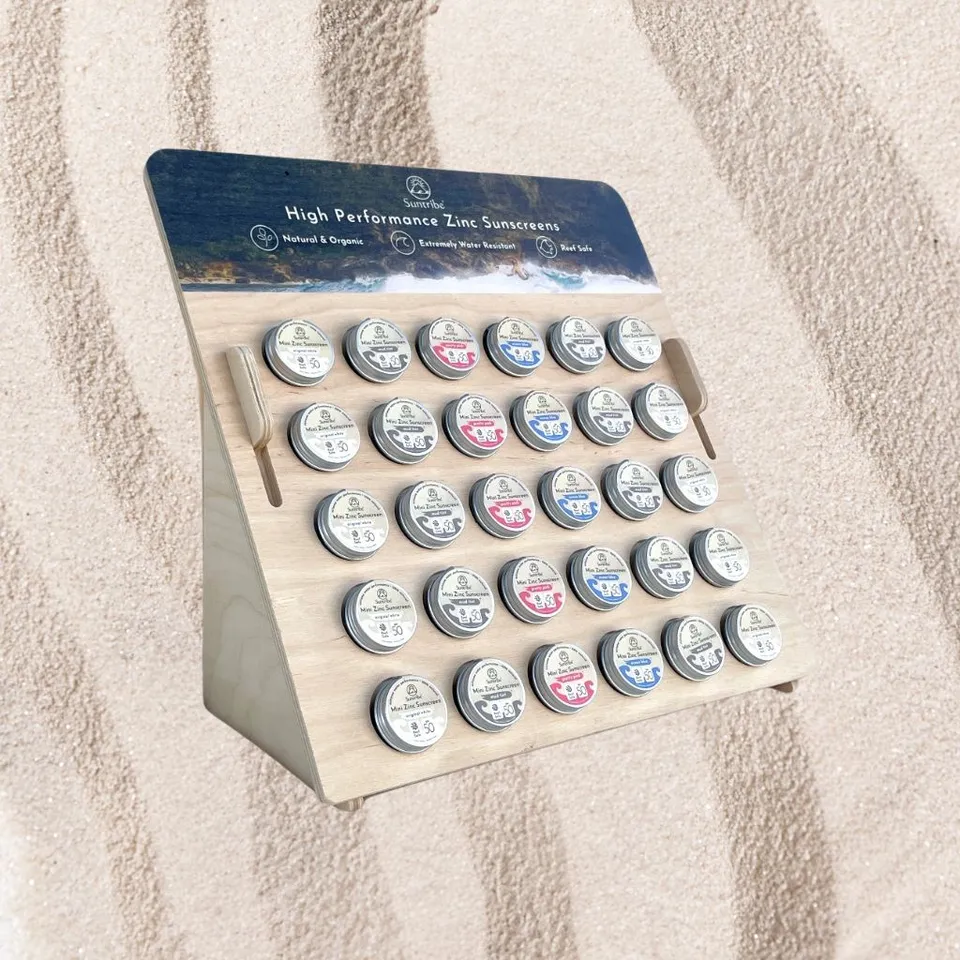 Suntribe POS Display Mini Zincs Thekenaufsteller 290x340x340
