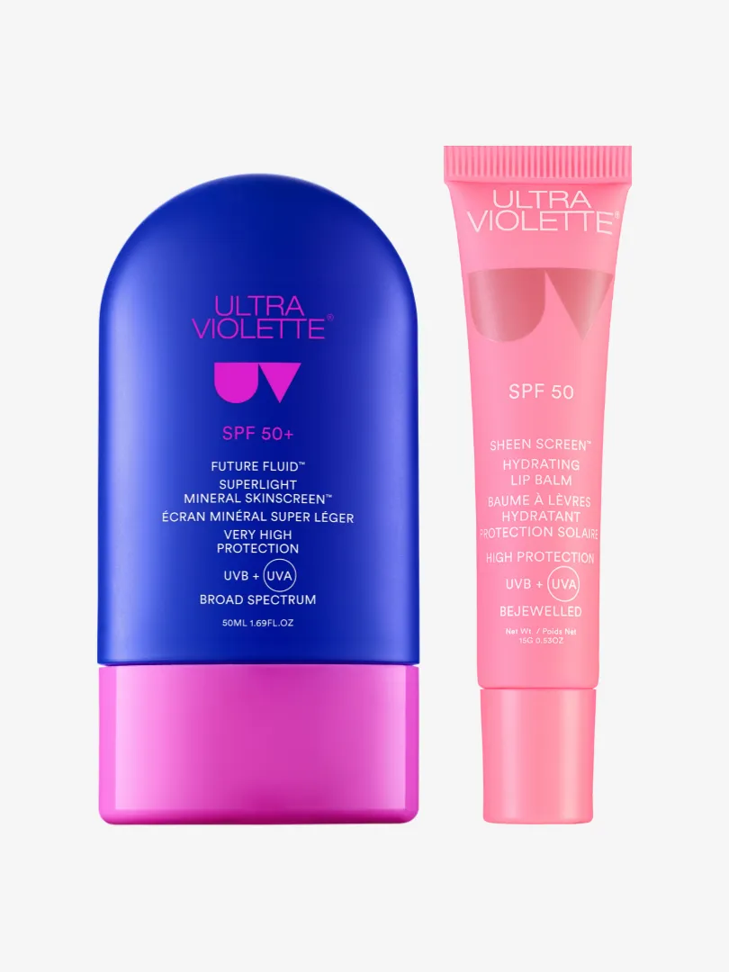 Ultra Violette Future Fluid Bejewelled Duo Mineral LSF 50 Set
