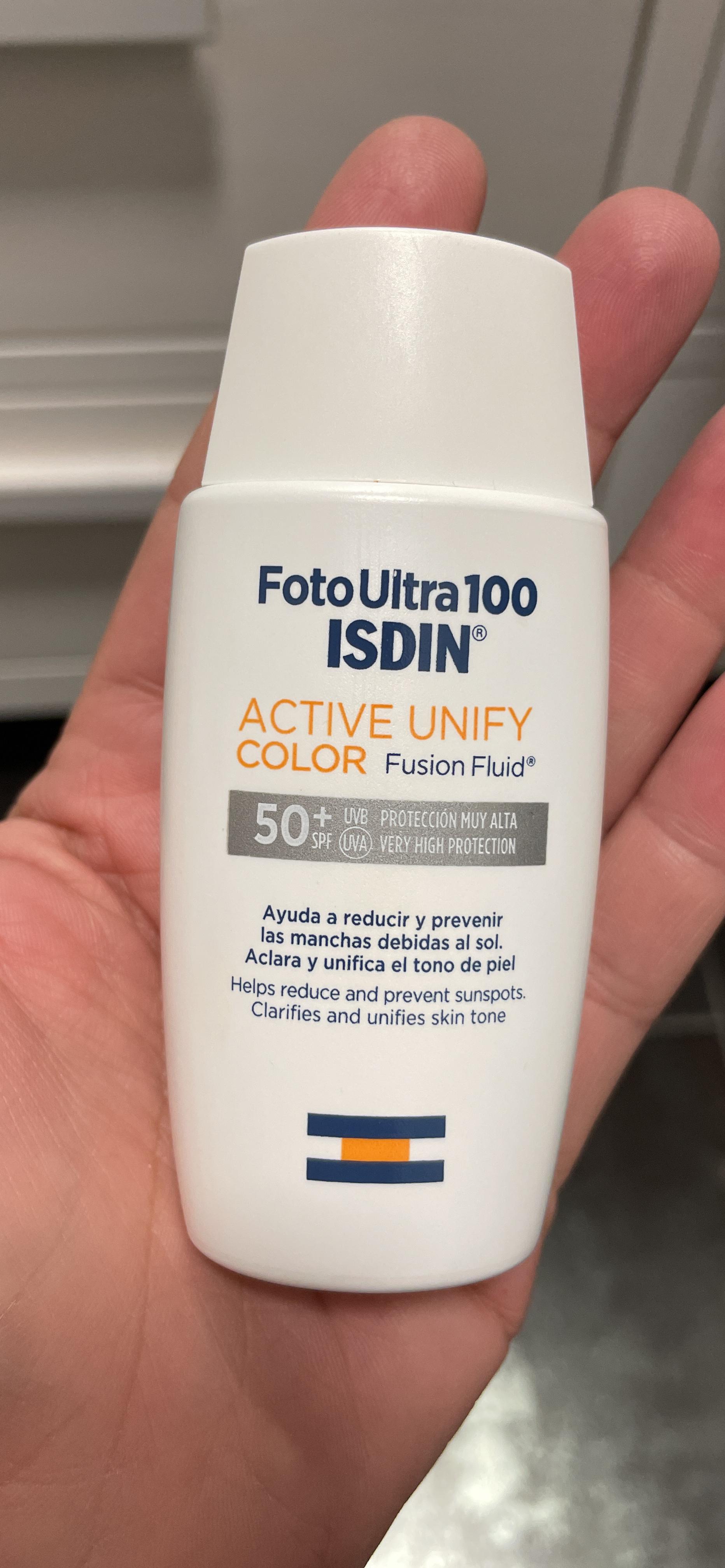 ISDIN Fotoultra Active Unify Color Sonnencreme LSF50+ 50ml