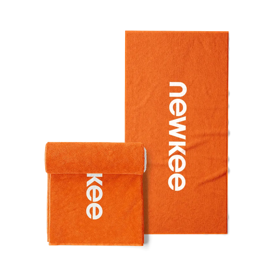newkee Bath Towel Badetuch Orange 100% Baumwolle