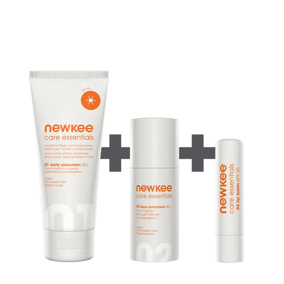 newkee sun care bundle+ Sonnenschutz-Set 3-teilig wasserfest