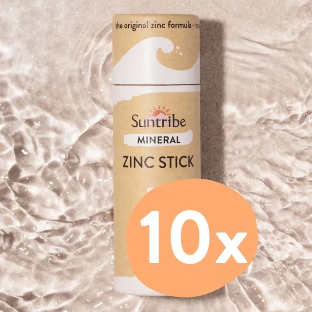 Suntribe Zinc Sun Stick SPF 50 Sonnenstick Original White 10x30 g