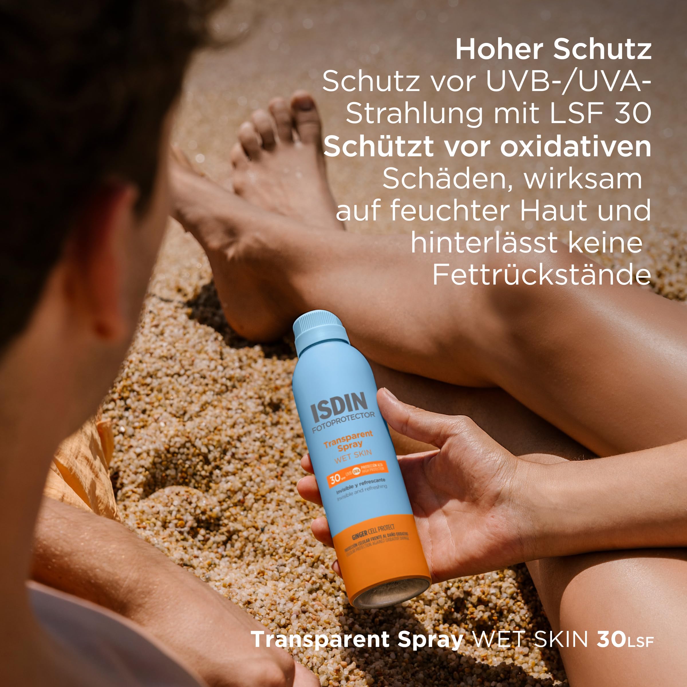ISDIN Fotoprotector Wet Skin Sonnenspray LSF 30 250ml wasserfest
