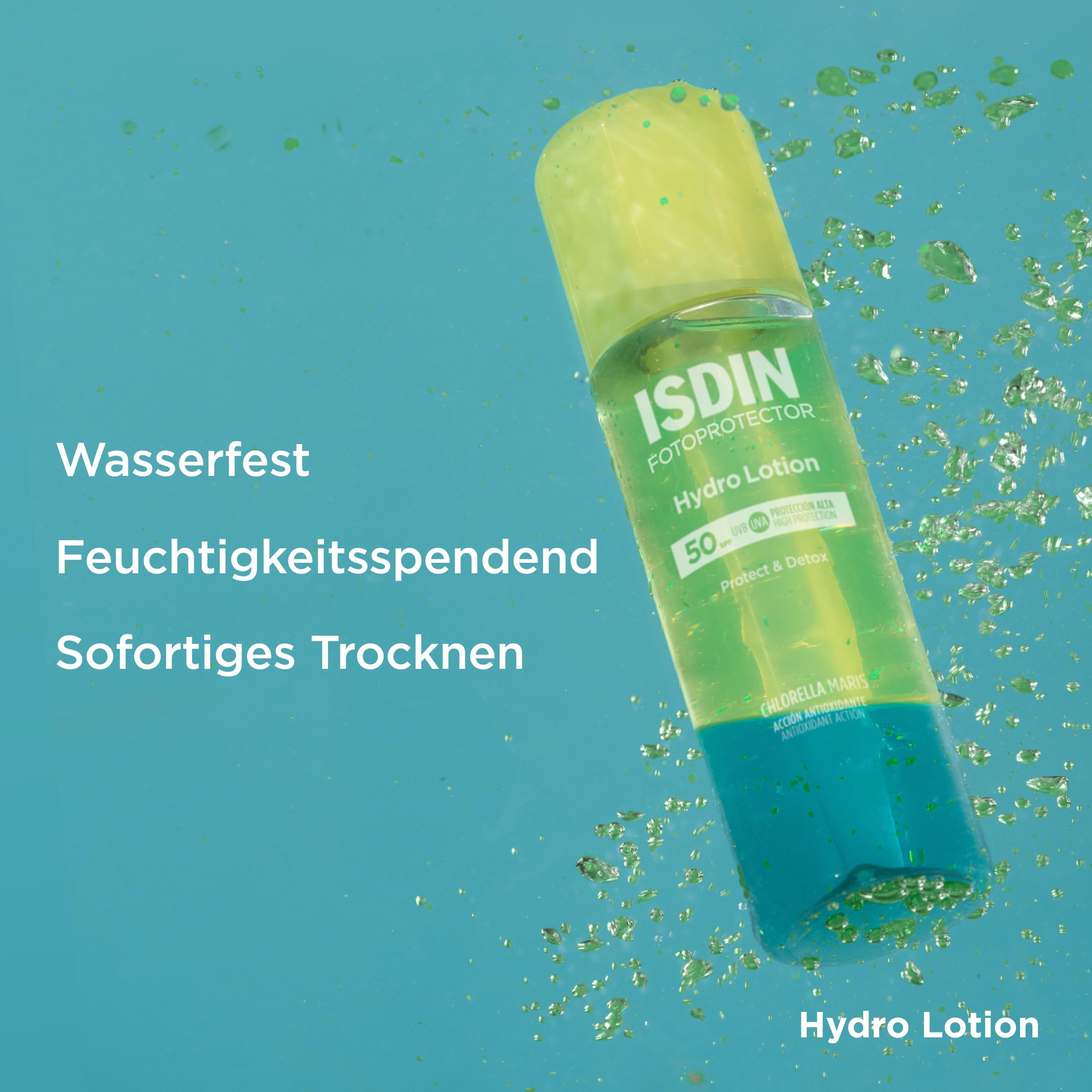 ISDIN Hydrolotion Sonnenschutz LSF 50 Körper 200 ml biphasisch