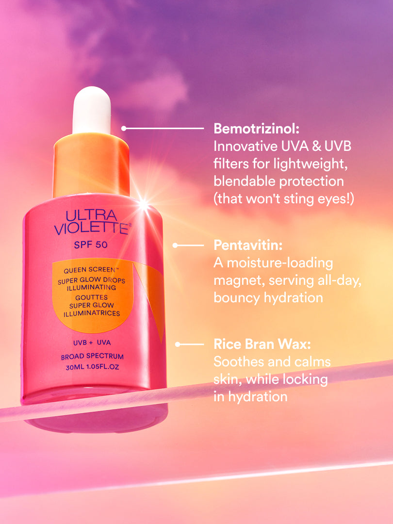 Ultra Violette Queen Screen Glow Drops SPF50 Illuminating