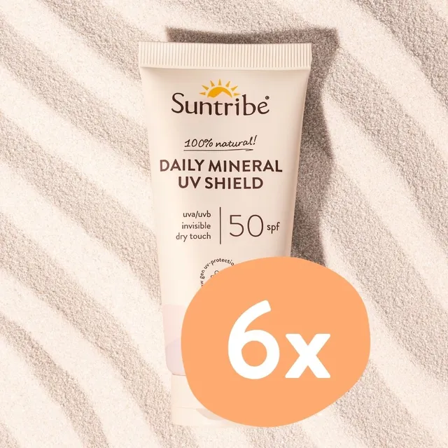 Suntribe Organic Mineral UV Shield Sonnencreme LSF50 6x50ml