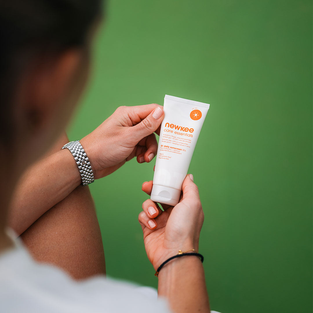 newkee daily sunscreen 50+ Sonnencreme wasserfest