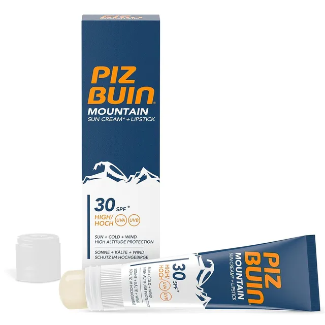 Piz Buin Mountain 2-in-1 Sonnencreme LSF30 20ml + Lippe
