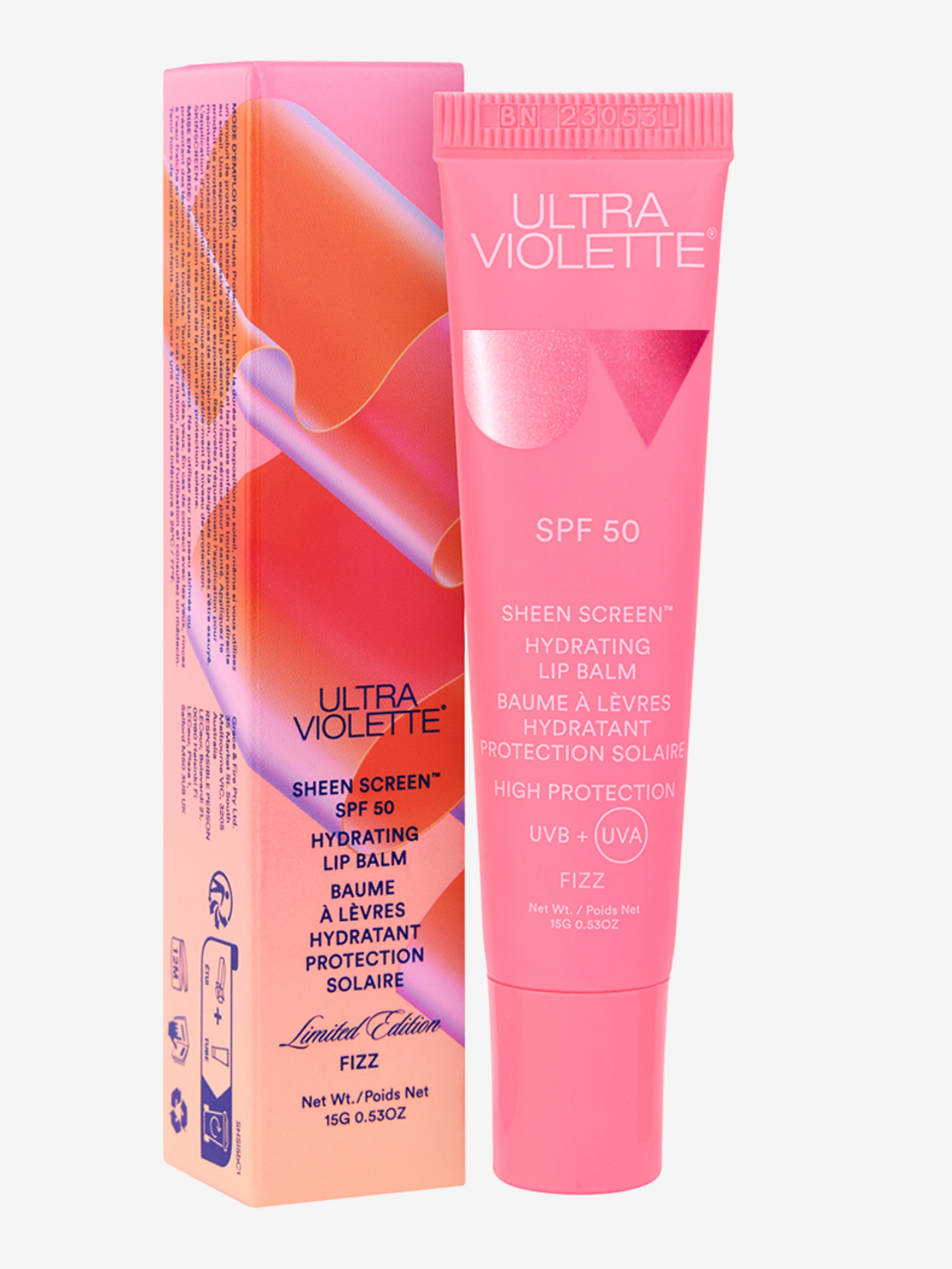 Ultra Violette Sheen Screen Fizz Lippenbalsam LSF 50 getönt