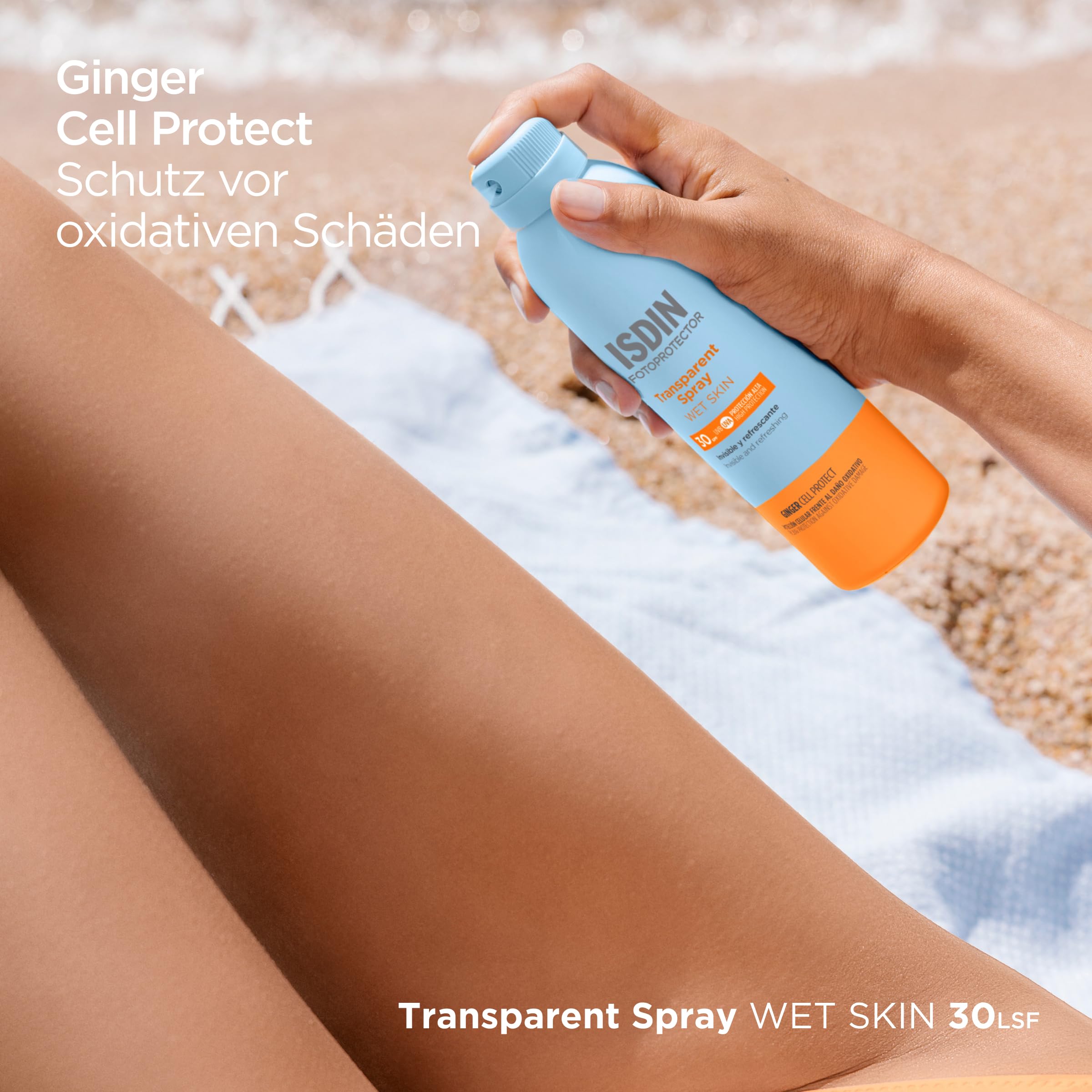 ISDIN Fotoprotector Wet Skin Sonnenspray LSF 30 250ml wasserfest