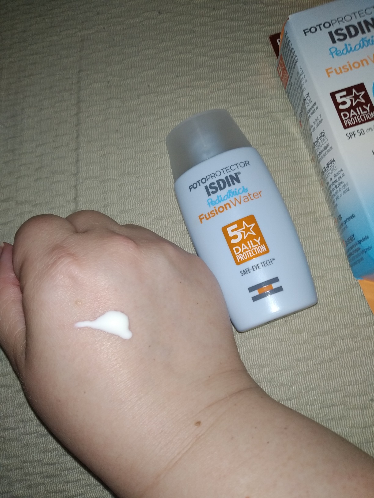 ISDIN Pediatrics Fusion Water LSF 50 Sonnencreme 50 ml ultraleicht