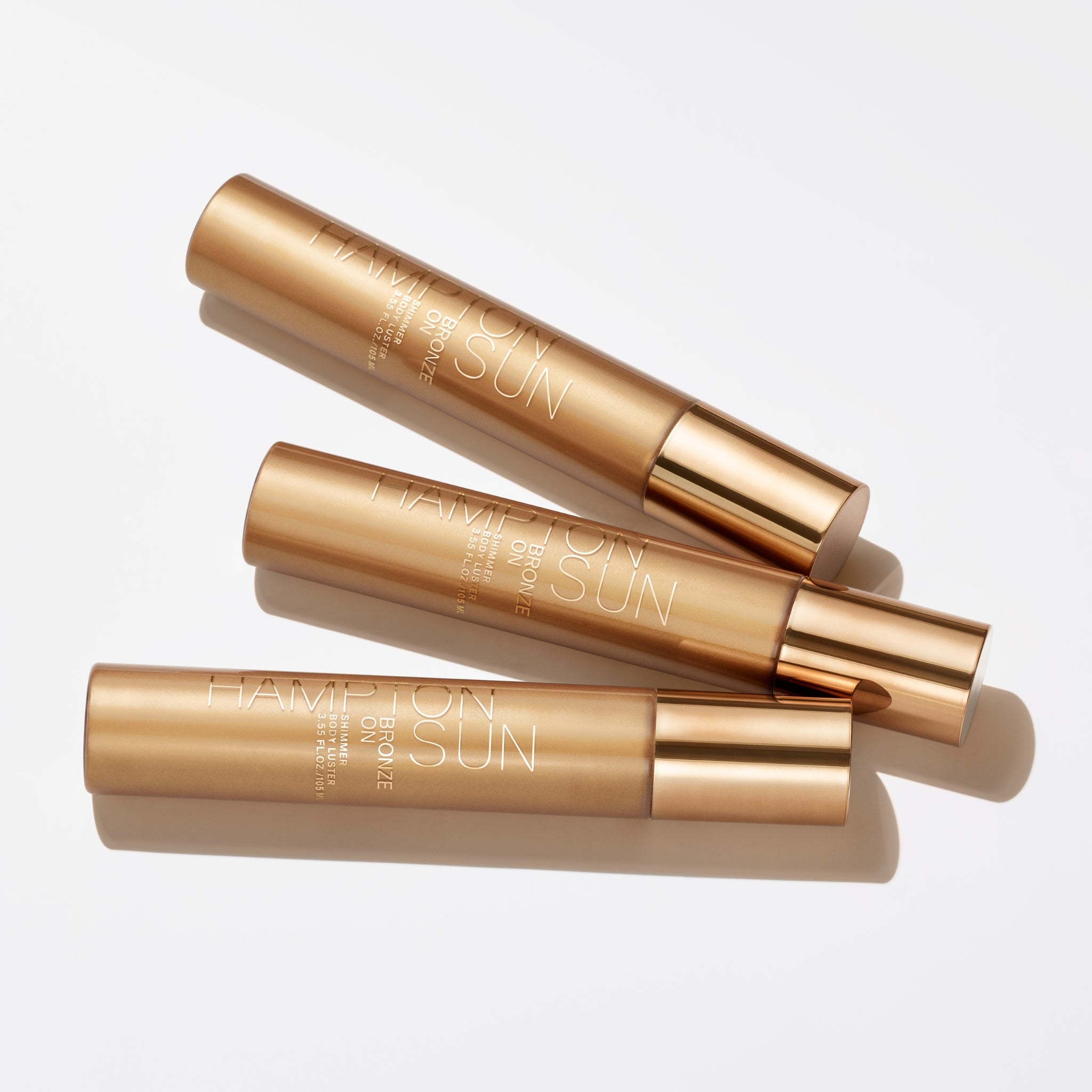 Hampton Sun Bronze-On Shimmer Body Luster Bronzer Gel golden