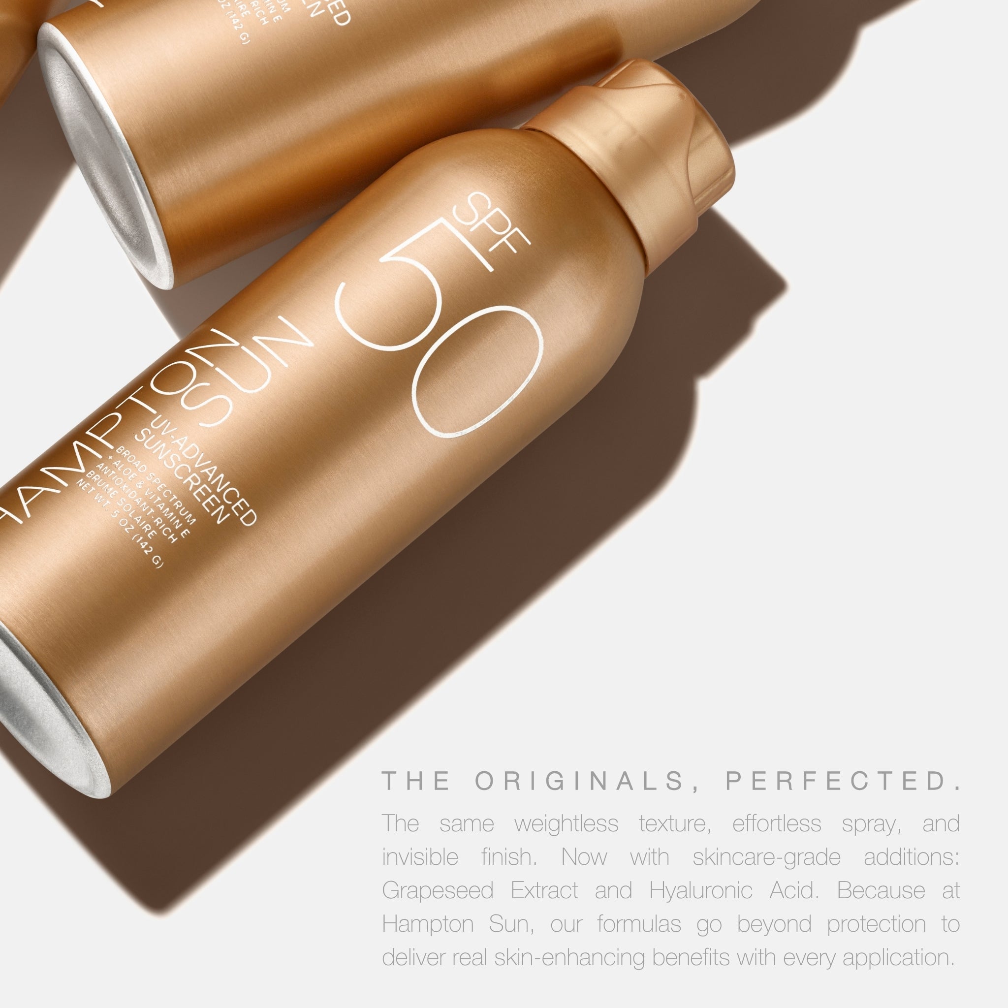 Hampton Sun SPF 50 UV-Advanced Mist Sonnenspray transparent