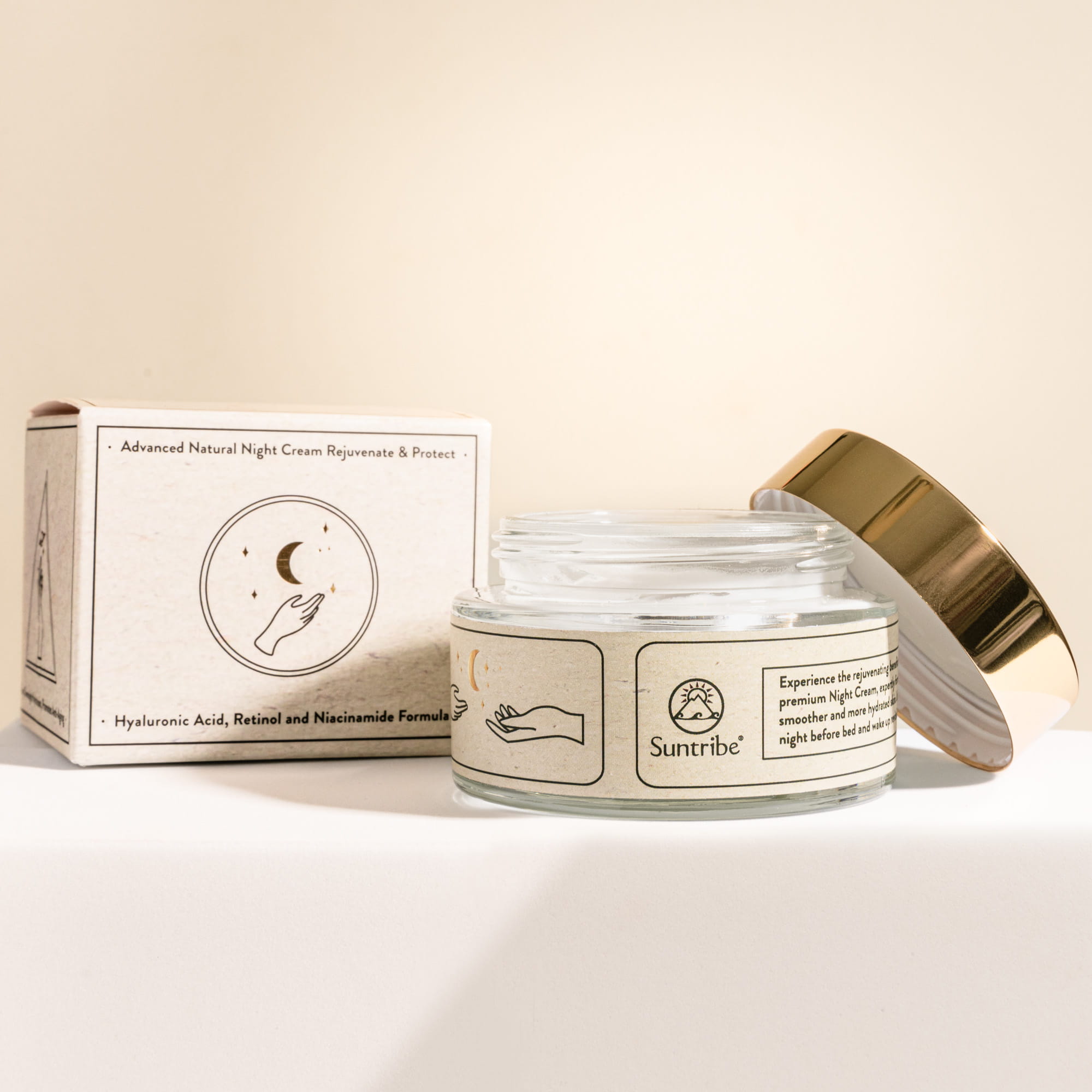 Suntribe Anti-Aging Night Cream Nachtcreme Hyaluron Retinol