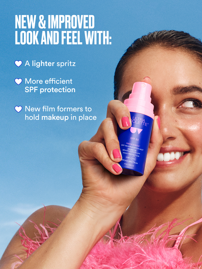 Ultra Violette Preen Screen Mist Gesichtsspray LSF 50 50 ml Glow
