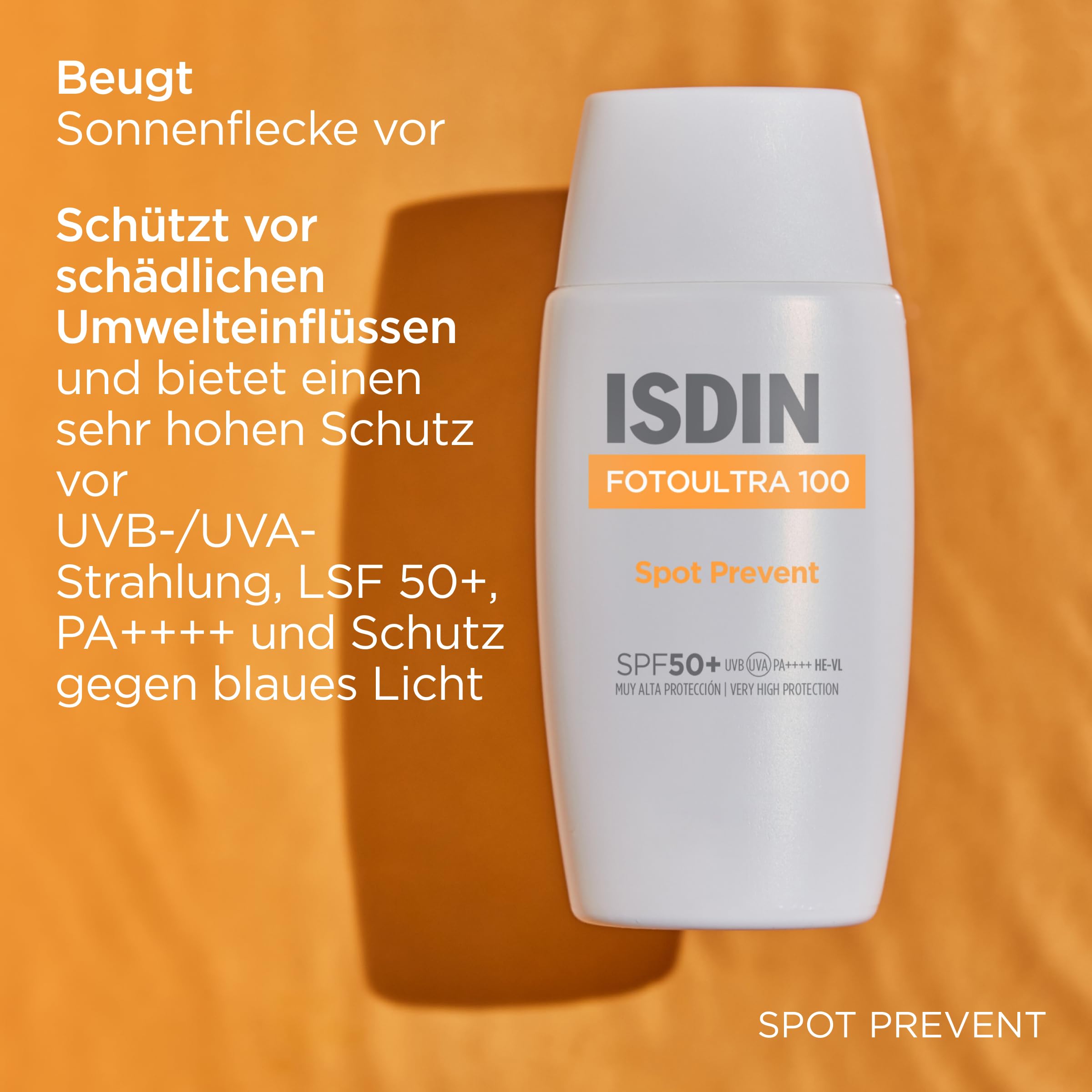 ISDIN Fotoultra 100 Spot Prevent Sonnencreme 50 ml Pigmentflecken