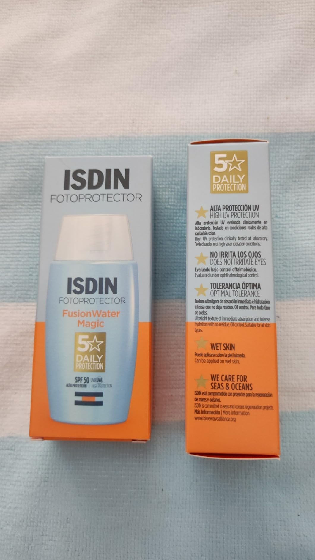 ISDIN FusionWater Magic LSF 50 Sonnencreme 50 ml