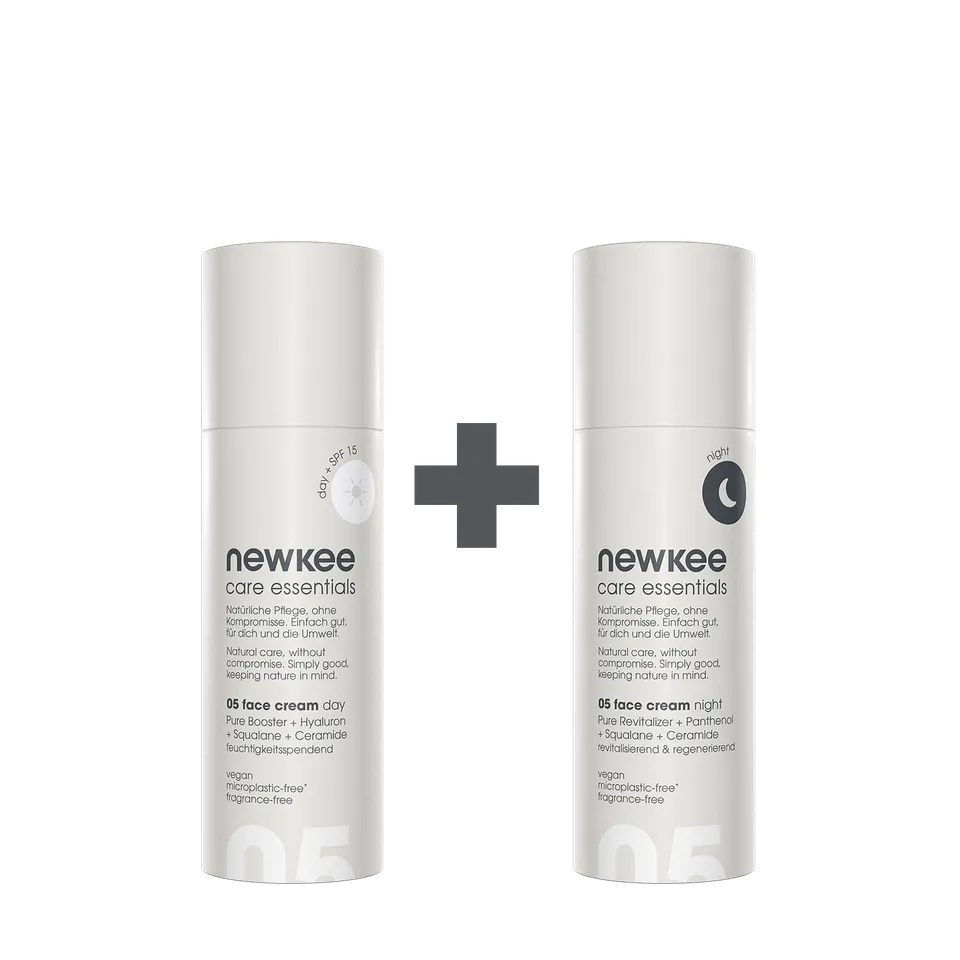 newkee face cream bundle Gesichtscreme Set Tag Nacht SPF 15