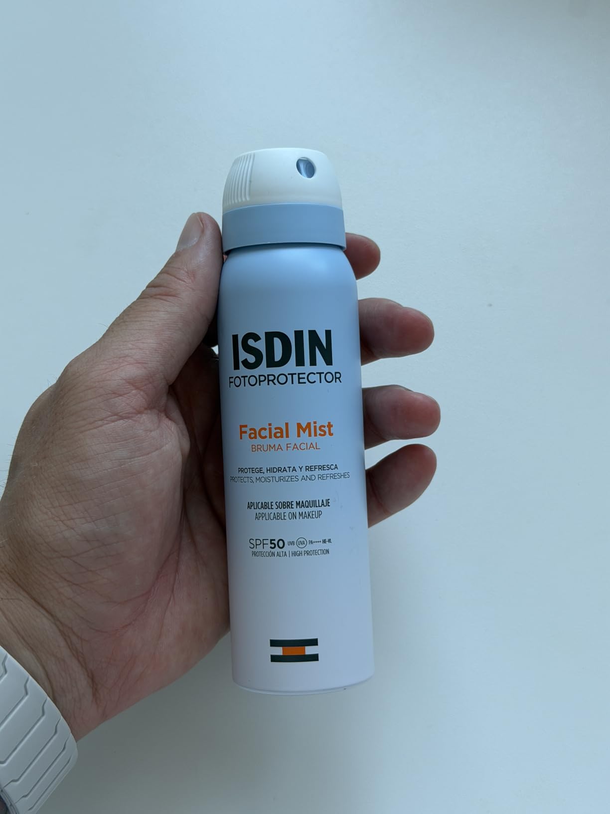ISDIN Facial Mist Sonnenspray 100ml LSF 50 Make-up
