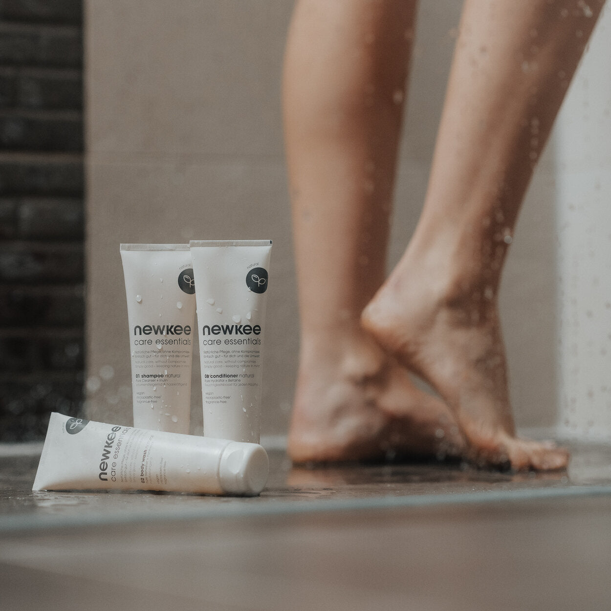 newkee hair & body bundle Duschset 3-teilig natural
