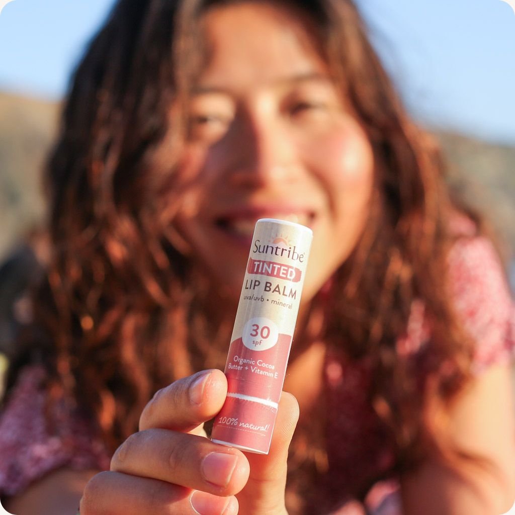 Suntribe Tinted Lip Balm Lippenbalsam LSF 30 Rot