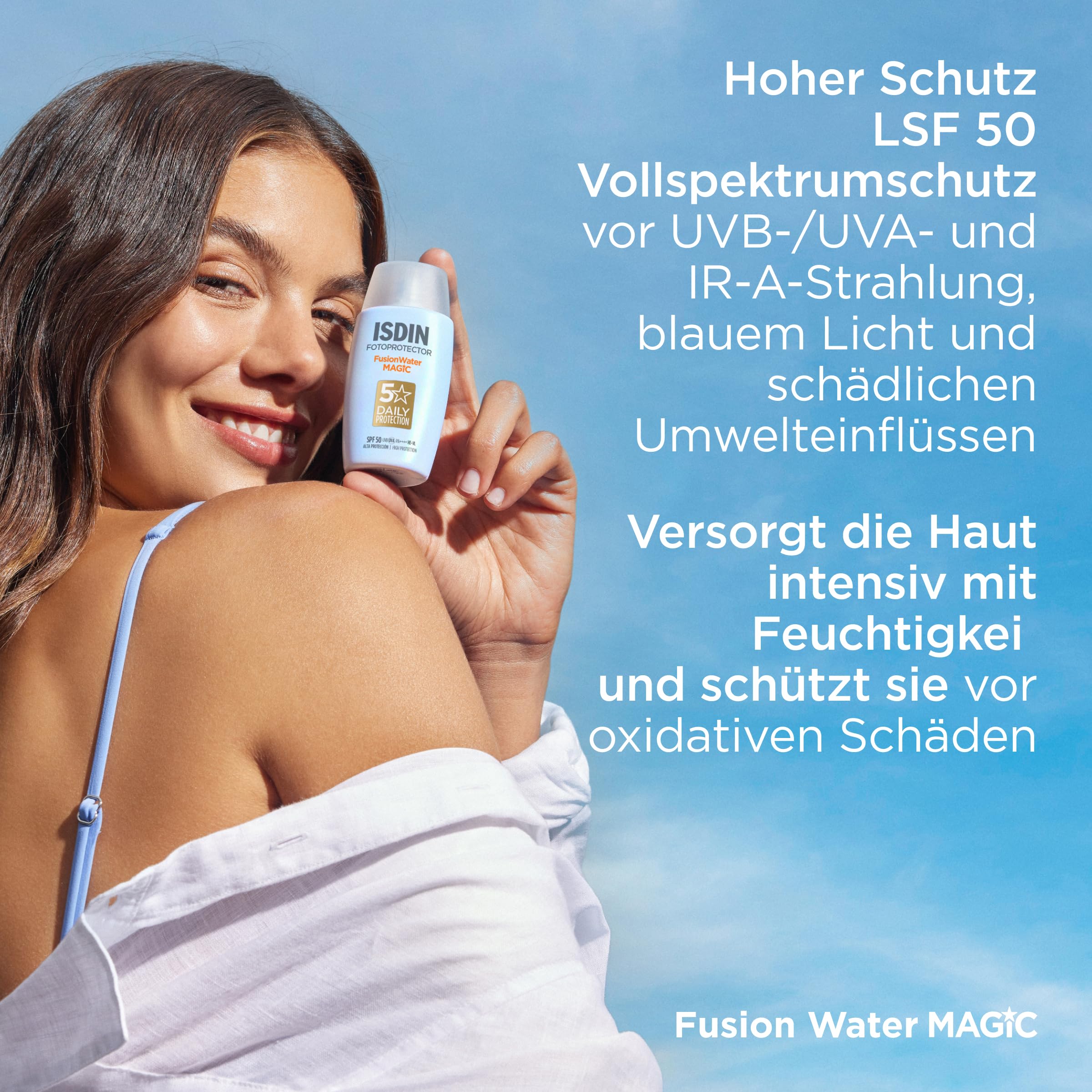 ISDIN FusionWater Magic LSF 50 Sonnencreme 50 ml