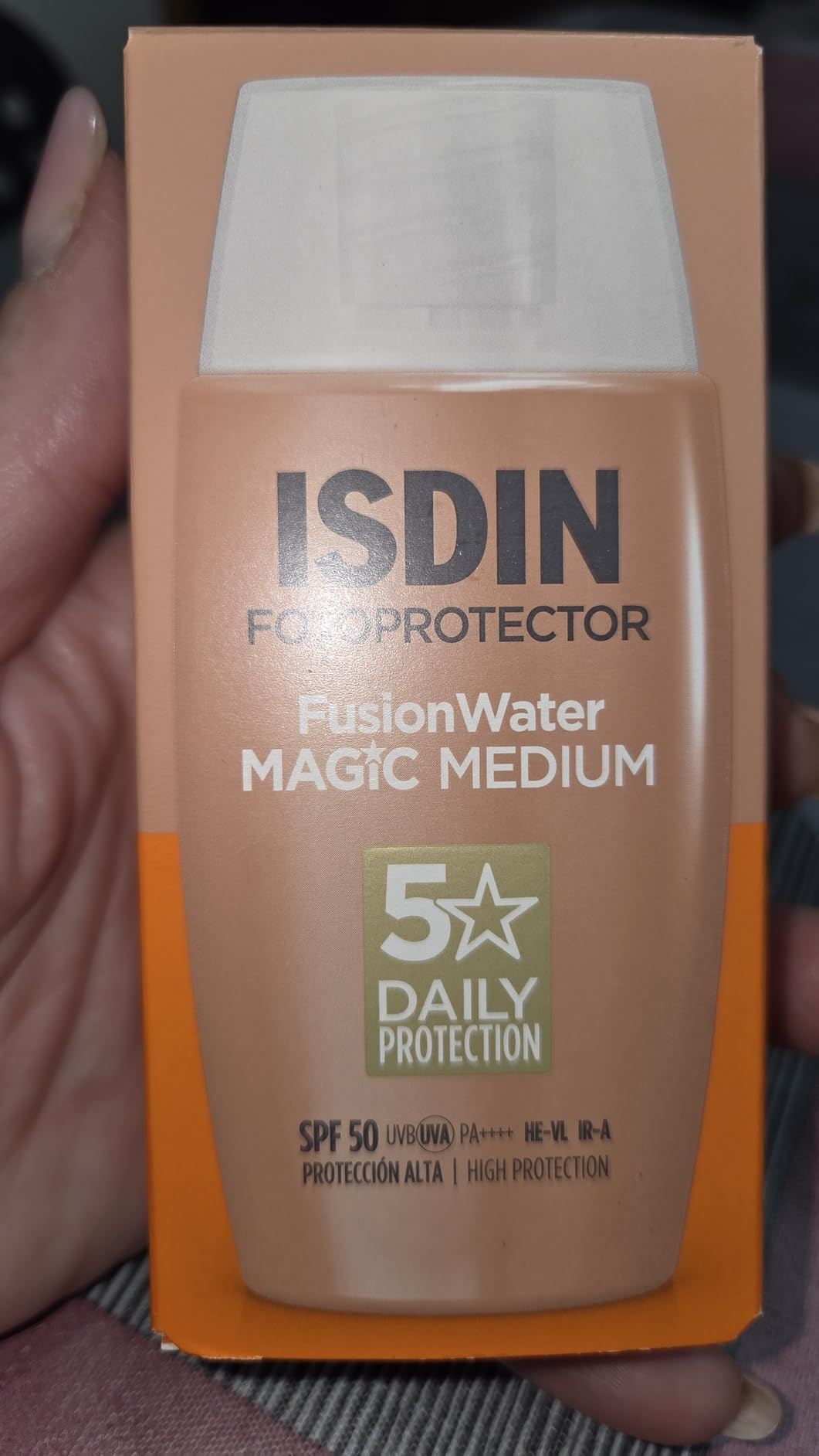 ISDIN Fusion Water Color Sonnencreme LSF50 Medium