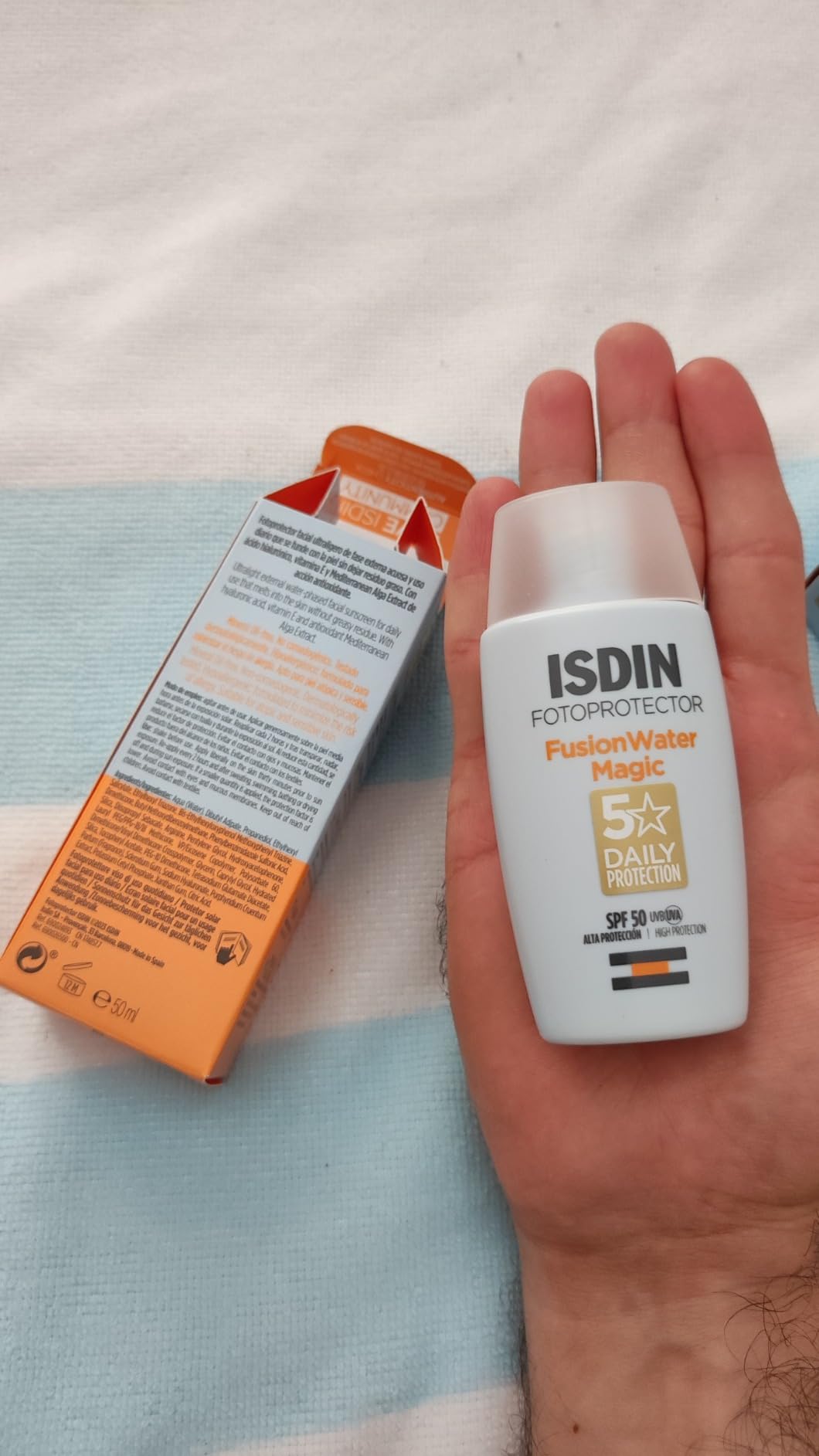 ISDIN FusionWater Magic LSF 50 Sonnencreme 50 ml