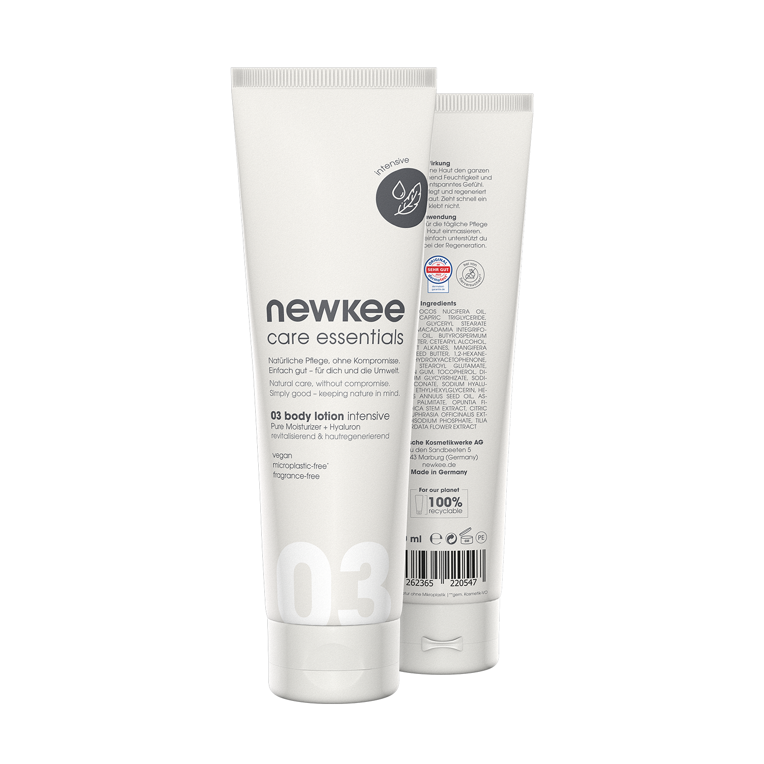 newkee body lotion intensive Bodylotion mit Hyaluron