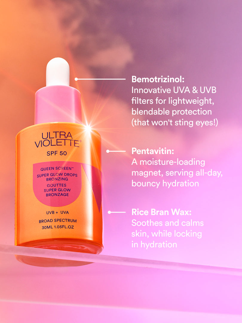 Ultra Violette Queen Screen Super Glow Drops Bronzing SPF50