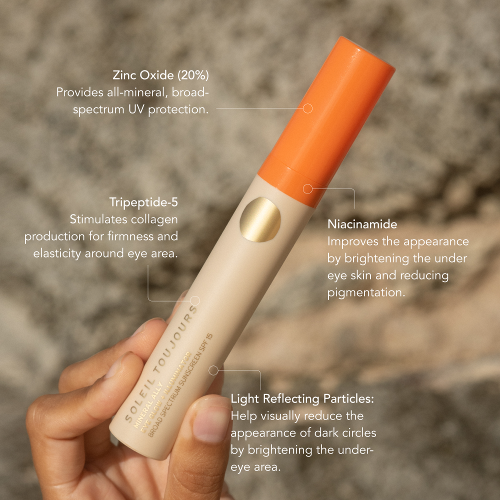 Soleil Toujours Brightening Eye Cream LSF 30 aufhellend
