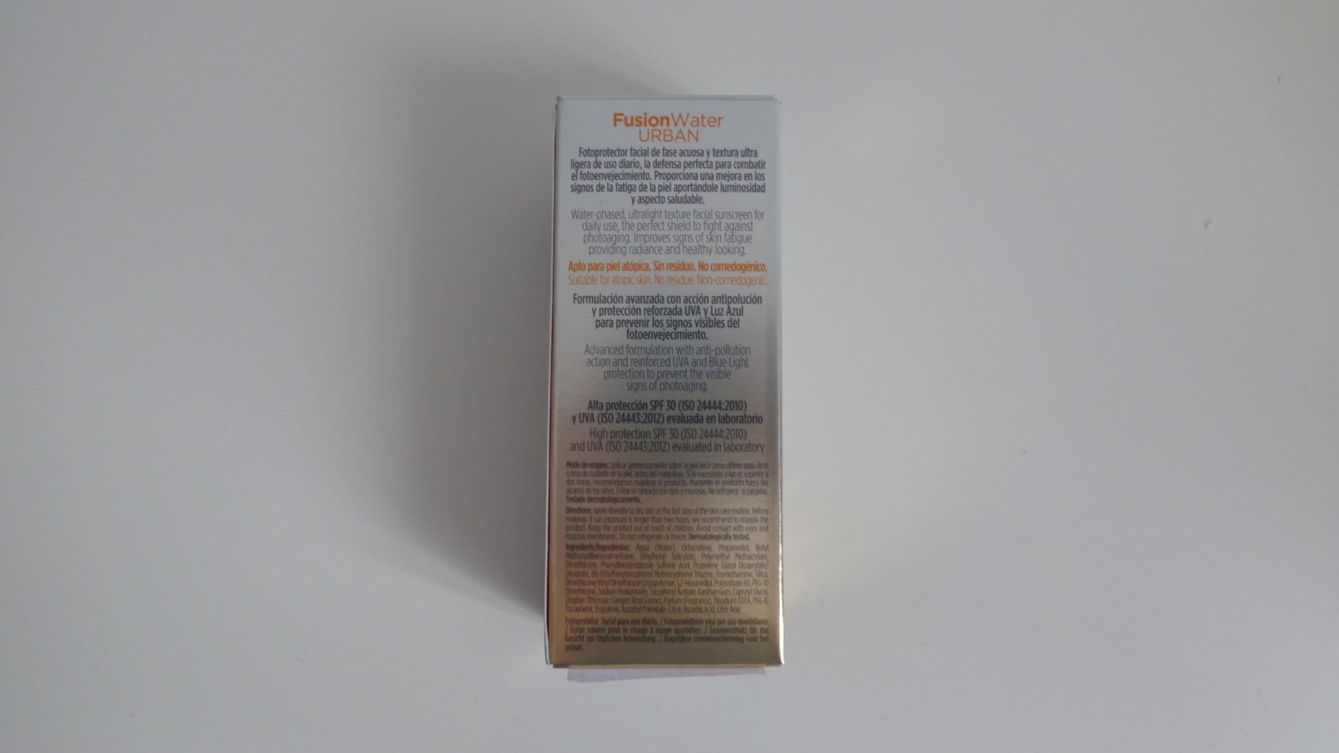 ISDIN Fotoprotector Fusion Water Urban Sonnencreme LSF 30 50ml