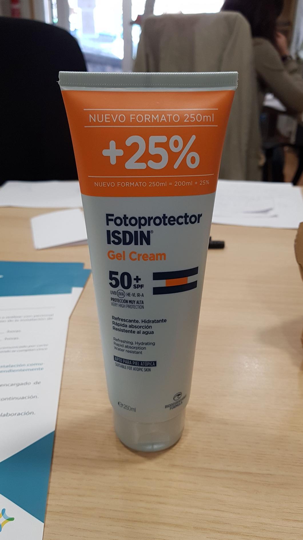 ISDIN Fotoprotector Gel-Creme LSF 50 Sonnencreme 250ml