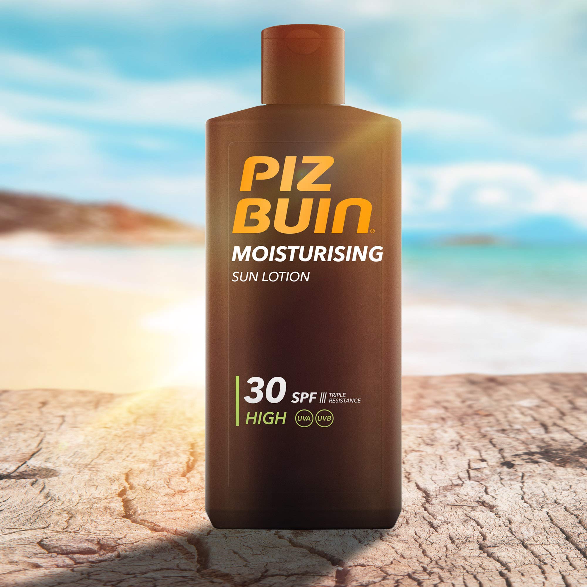 Piz Buin Moisturising Sun Lotion LSF 30 200 ml feuchtigkeitsspendend