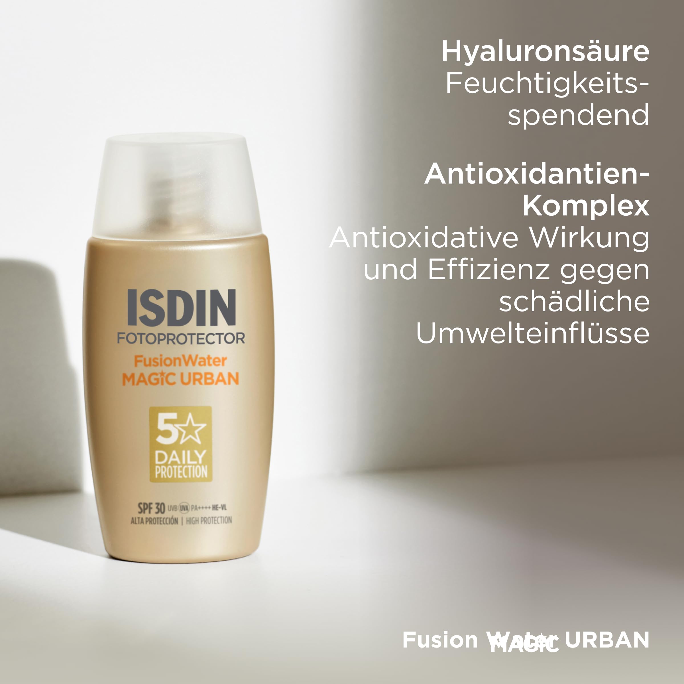 ISDIN Fotoprotector Fusion Water Urban Sonnencreme LSF 30 50ml
