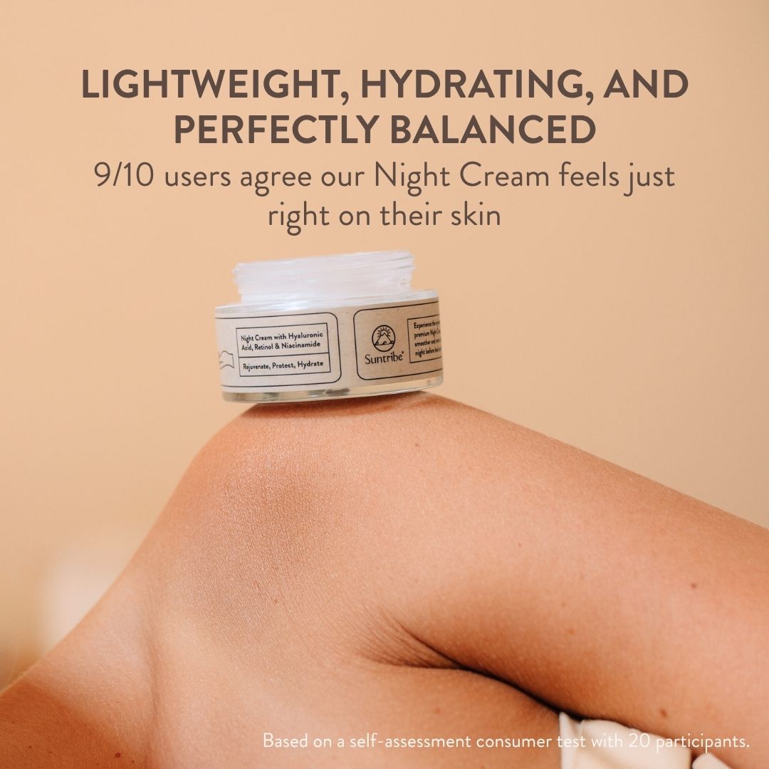 Suntribe Anti-Aging Night Cream Nachtcreme Hyaluron Retinol