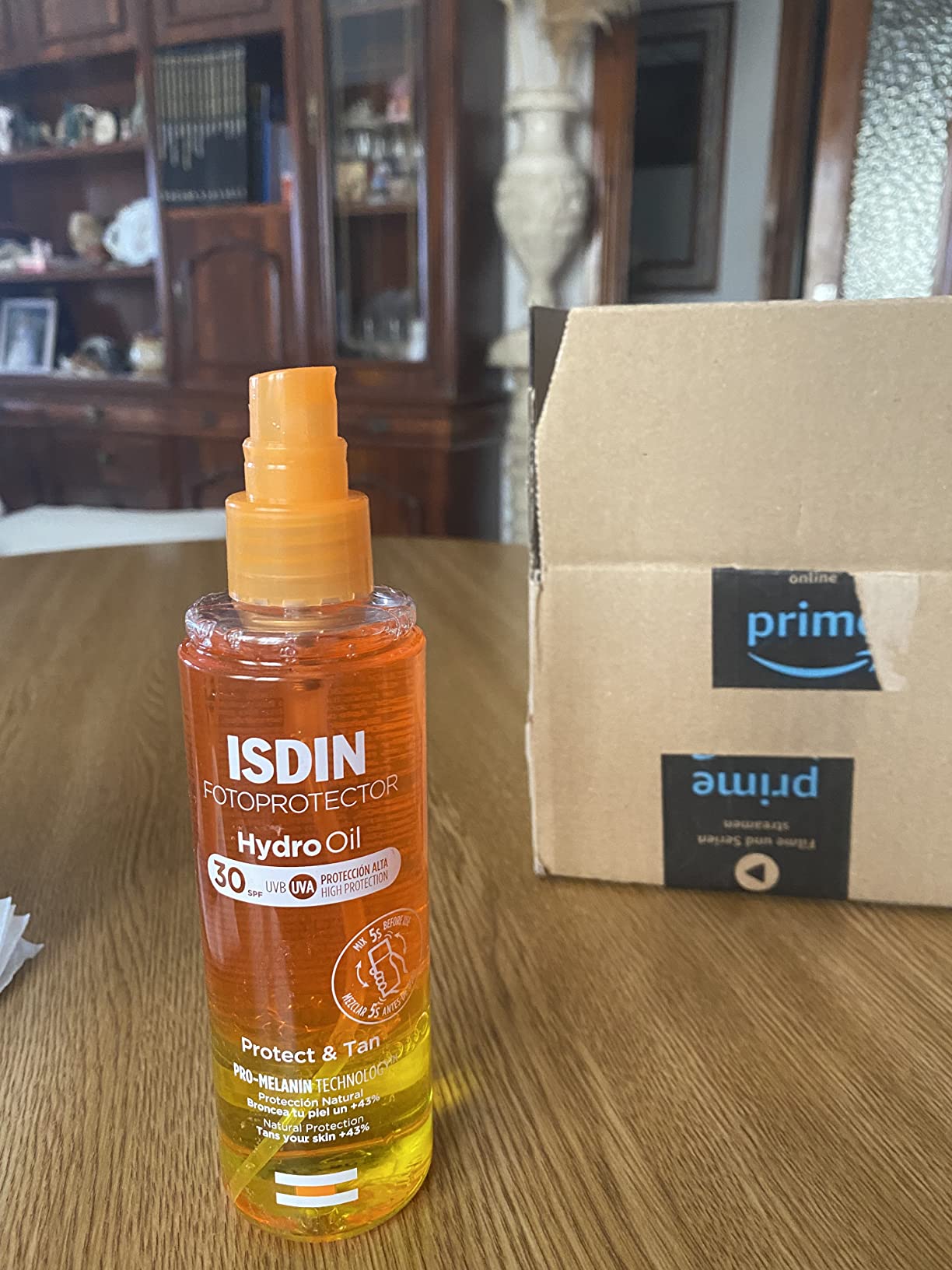 ISDIN Hydro Oil LSF 30 Sonnenspray 200 ml Bräunung