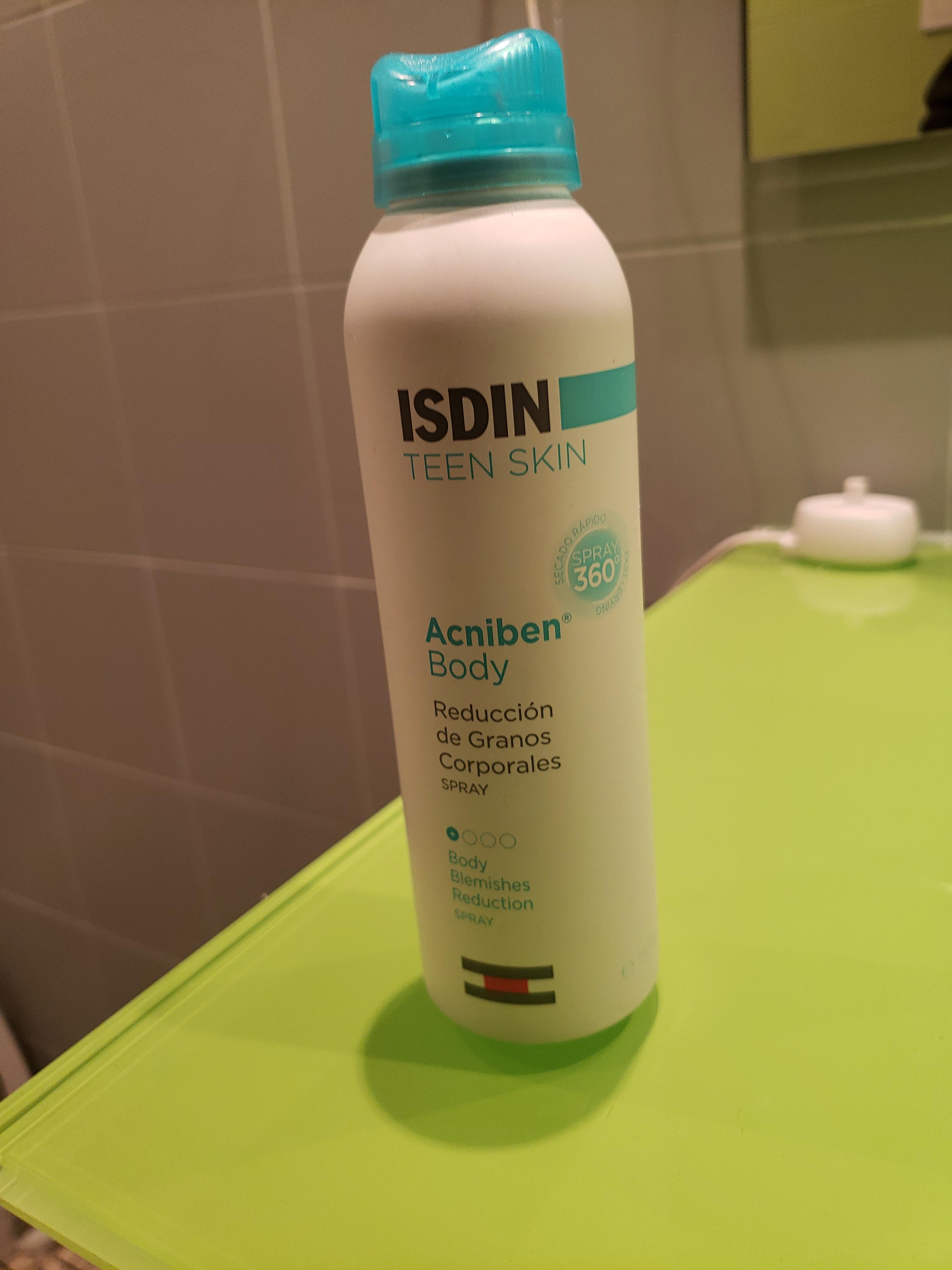 ISDIN Acniben Body Spray Körper Akne-Behandlung trocknend